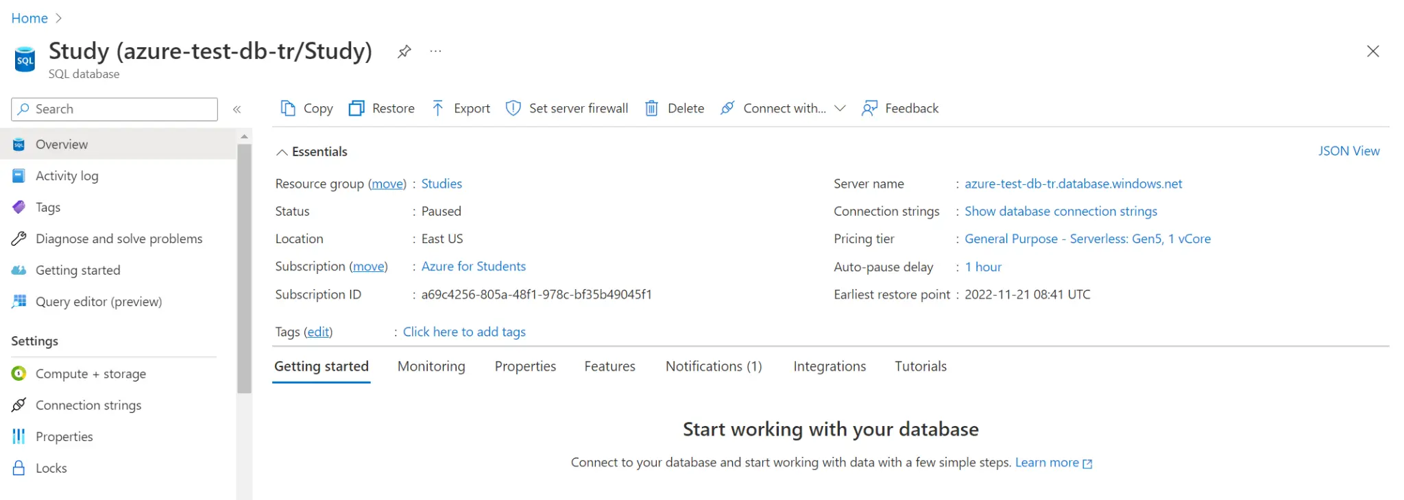 Azure MSSQL project for PDF generation